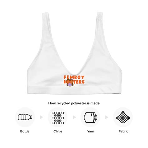 Femboy Hooters Recycled Padded Bikini Top Etsy