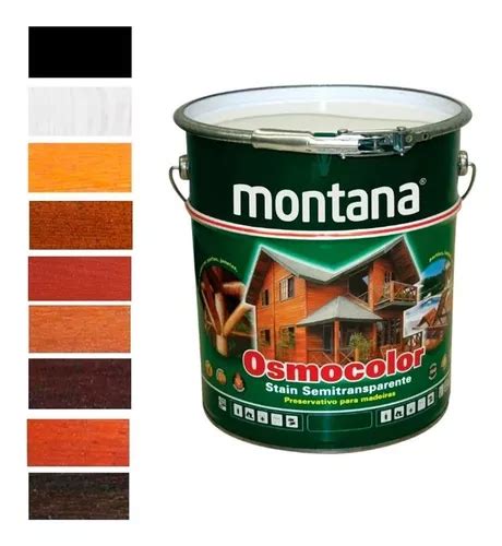 Osmocolor Montana Stain V Rias Cores Premium Litros Escorrega O Pre O