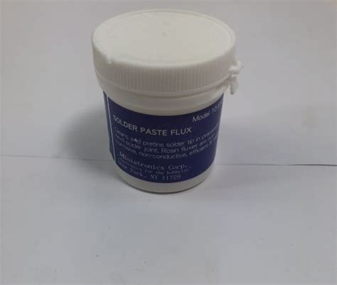Mnt1065002 Miniatronics Rosin Paste Flux 2 Oz Graves Rc Hobbies
