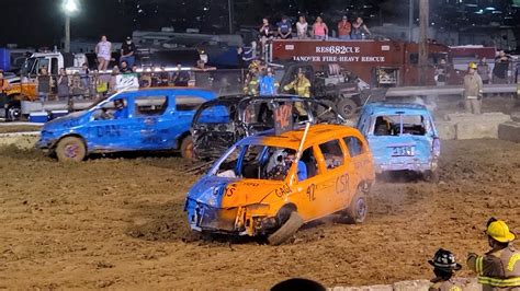 Hookstown Fair Demolition Derby H Minivan Youtube