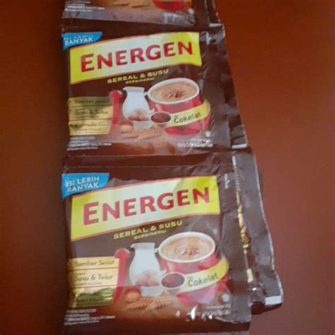 Jual Energen Sereal Rasa Coklat Vanila Jahe Dan Jagung Isi Pcs Harga