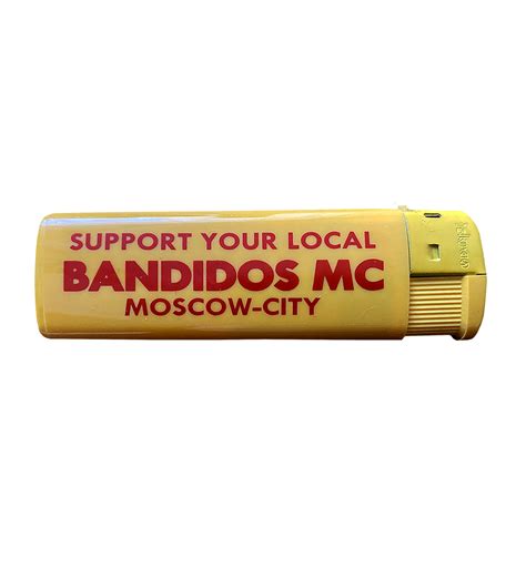 Зажигалка SUPPORT YOUR LOCAL BANDIDOS MC MOSCOW-CITY - Bandidos