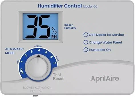 aprilaire  automatic humidifier control