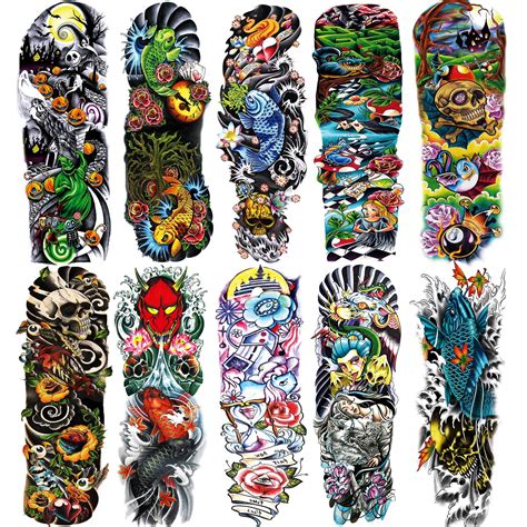 temporary sleeve tattoo 9