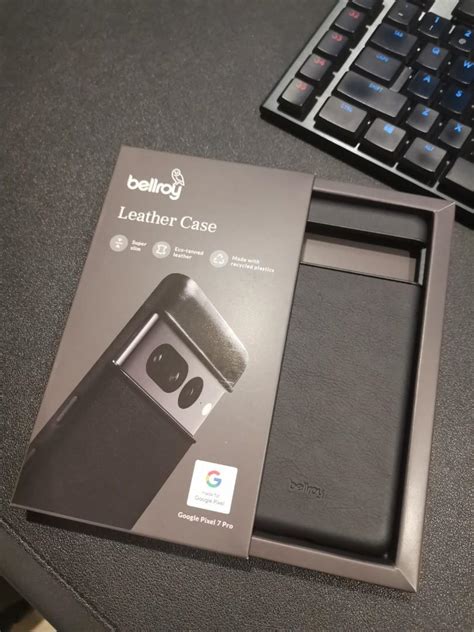 Pixel 7 Pro Bellroy Leather Case - Black, Mobile Phones & Gadgets ...