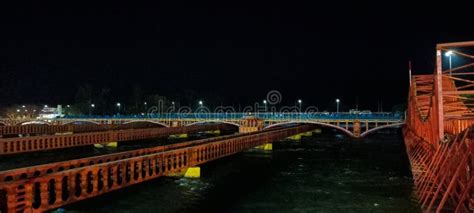 Night View of Har Ki Pauri Haridwar Stock Photo - Image of view, night ...