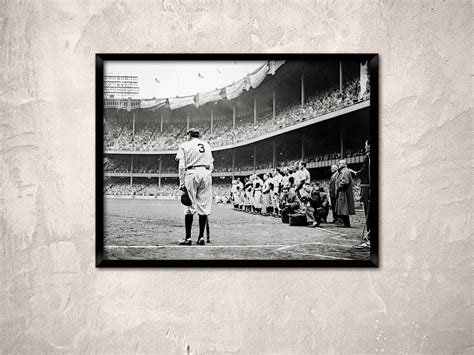 Babe Ruth Bows Out By Nat Fein 1948 The First Sports Etsy