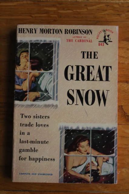 The Great Snow Gay Pulp Fiction Henry M Robinson Pocket Bks St Paper Eur
