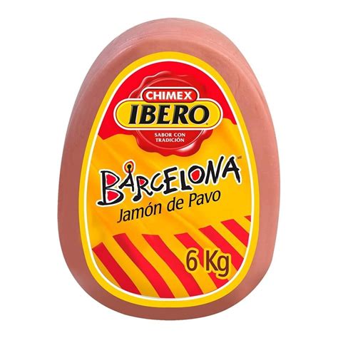 Jamón de pavo y cerdo Chimex Ibero barcelona por kilo | Walmart