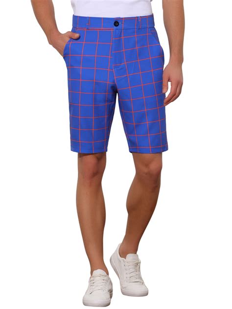 plaid shorts men 6