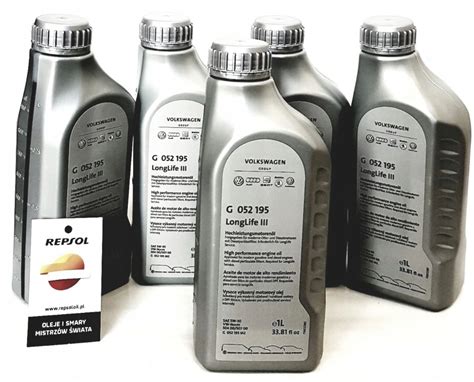 OLEJ 5W30 LONGLIFE III VW SKODA 504.00 / 507.00 5L - 9518285353 ...