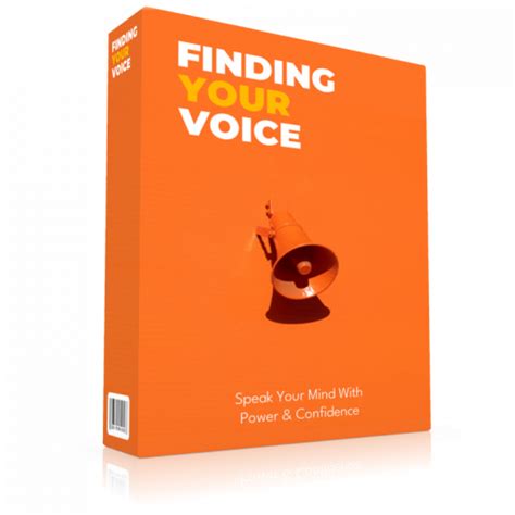 Finding Your Voice Tools For Motivation