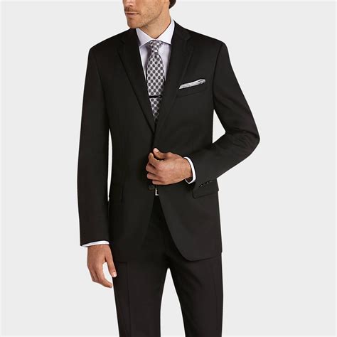 Joseph Abboud Black Slim Fit Suit Separates Coat Men S Suits Men S