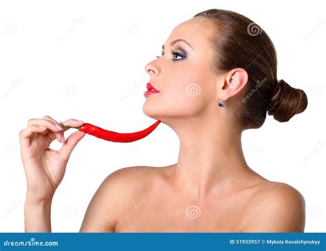 Red Hot Chilli Pepper Stock Image Image Of Fashion Beautiful 51933957