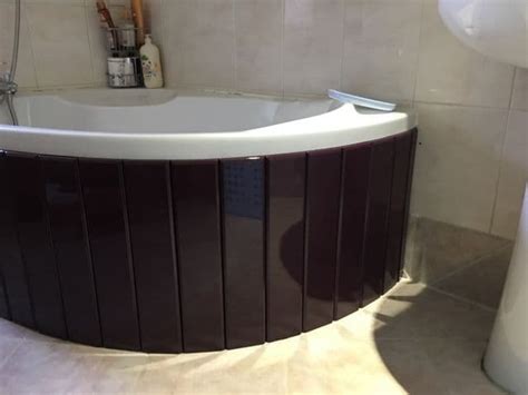 custom size mdf flexible bath panel ideal  corner bath  offset baths