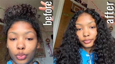 Natural Curly Hair Routine Youtube