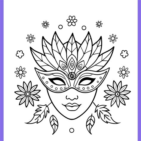 Desenho Do Carnaval Para Colorir