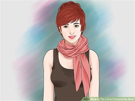 14 Ways To Tie A Scarf Around The Neck Wikihow