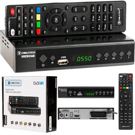TUNER DO DVB-T2 DEKODER USB EUROZŁĄCZE HDMI USB NAZIEMNA TELEWIZJA DVBT ...