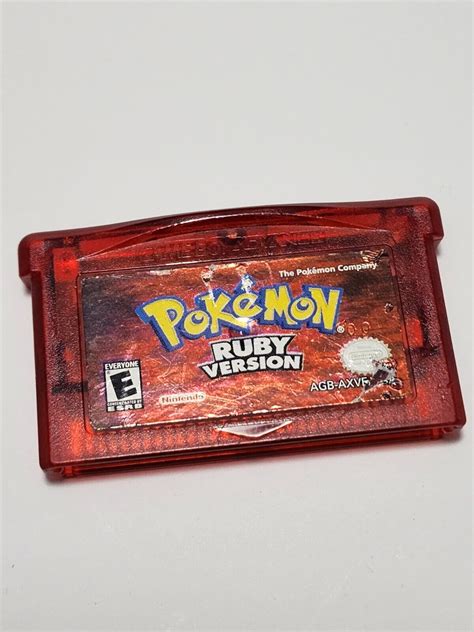 Pokemon Ruby Version Game Boy Advance Gba Authentic Tested Cartridge