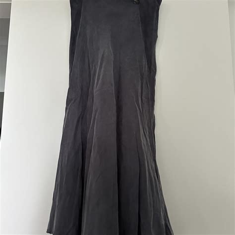 Nude Lucy Midi Skirt Size S Stone Grey Repop After Depop