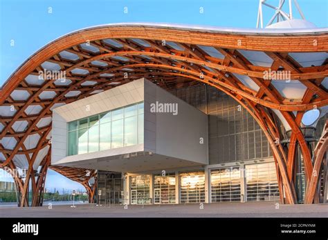 METZ, FRANCE - APRIL 6: Detail composition of Centre Pompidou-Metz ...