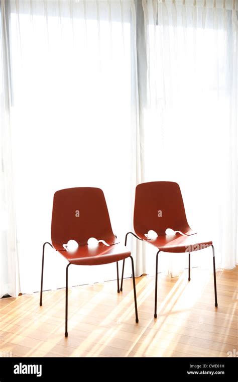 Two Empty Chairs In House Stock Photo Alamy