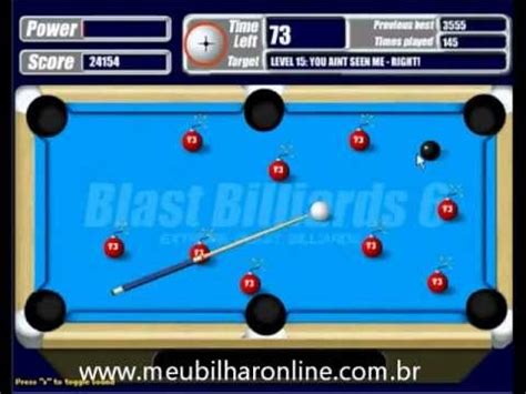 Billiards Sinuca - Blast Billiards - Sinuca Explosiva - Meu Bilhar Online - YouTube
