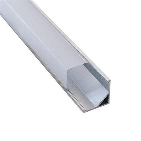 Профиль алюминиевый угловой анодированный с матовым прямоугольным ...