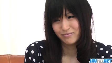 Nozomi Koizumi Strips Naked And Gives An Asian Blowjob More At