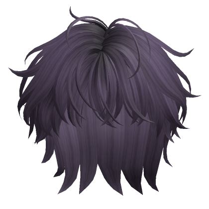 Soft Anime Style Hair Purple Roblox