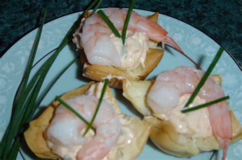 Crab And Shrimp Phyllo Tartlets Recipe