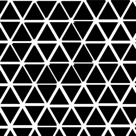 Geometric Black And White Triangle Pattern Triangle Pattern White Triangle Geometric