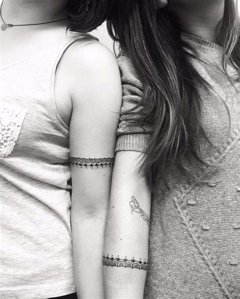 Matching Friendship Bracelet Tattoo Ideas Tattoo Bracelet Tattoos