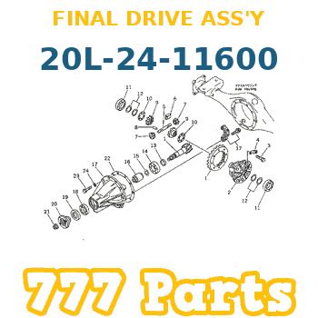 L Komatsu FINAL DRIVE ASS Y
