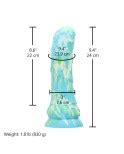 Hismith 9 4 24 Cm Melting Candle Inspired Curved Fantacy Dildo With