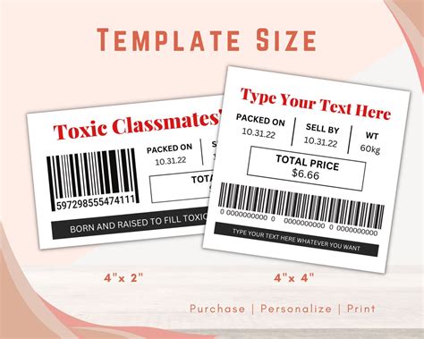 Meat Labels Halloween Labels Halloween Favor Halloween Etsy