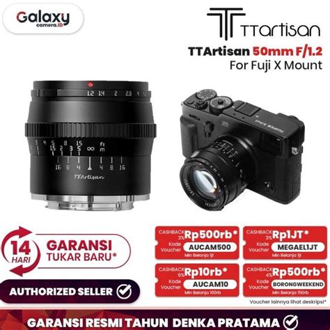 Jual Lensa Ttartisan 50mm F1 2 For Fuji X Mount Shopee Indonesia