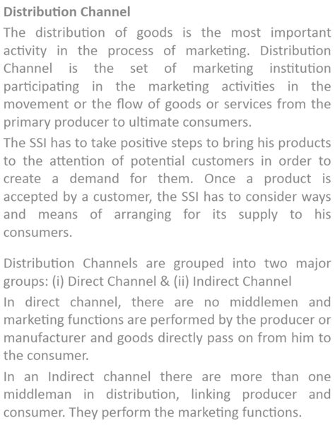 Distribution Channel Pdf Retail Marketing