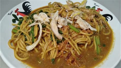 Resep Bakmi Jawa Godok Rebus Youtube