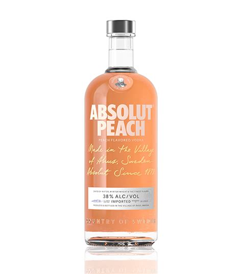 Shop For Absolut Peach Vodka Hk Liquor Store 香港烈酒專門店