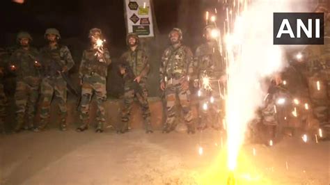 Poonch Jandk Akhnoor Indian Army Celebrates Diwali On Borders