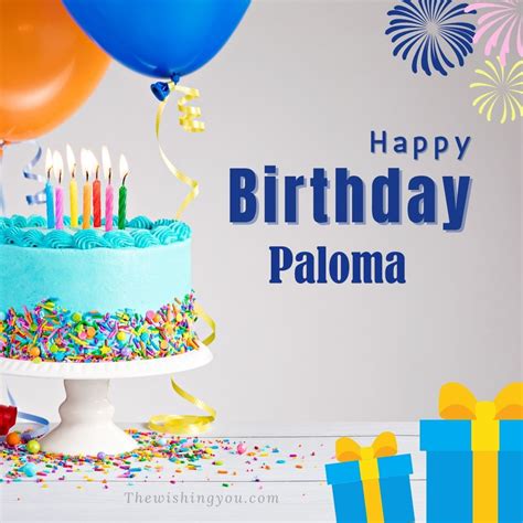 100 HD Happy Birthday Paloma Cake Images And Shayari