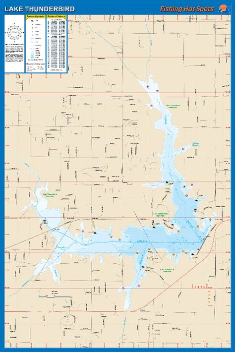 Lake Thunderbird Campground Map