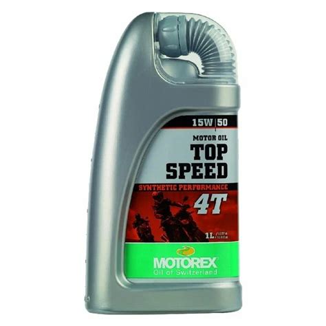 Моторное масло Motorex Top Speed 4T 15W50 синтетическое 1л - купить в ...