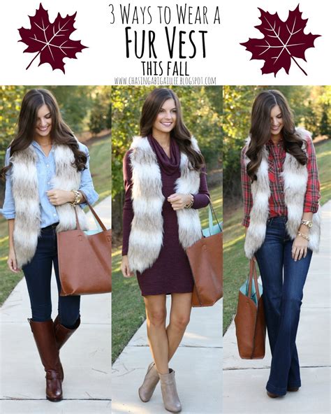 Chasing Abigail Lee Ways To Wear A Fur Vest This Fall