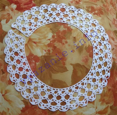 Воротнички крючком. Описание и схемы. - Все о вязании