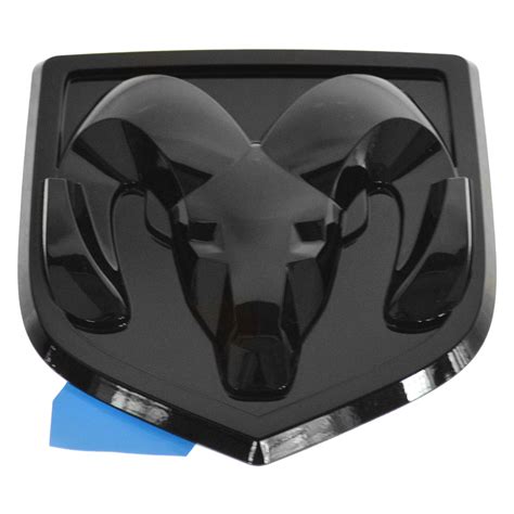 DIY Solutions GRI01230 Ram Head Black Tailgate Emblem