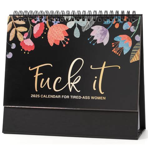 2025 Desk Calendar Fuck It Desk Calendar 2025 Funny Monthly Calendar For Home Office Desk High