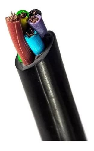 Cable Tipo Taller 5x1 5mm Tpr Argenplas Negro X 100mts